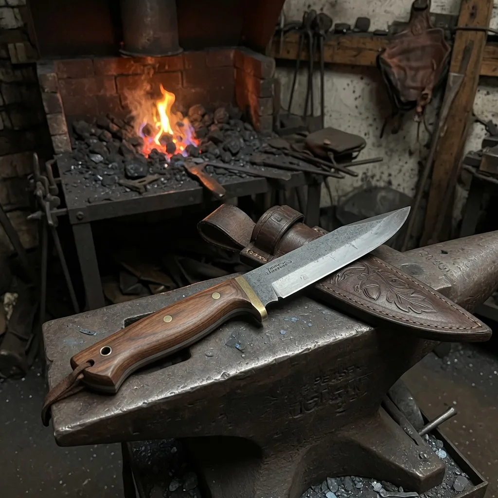 Hand-forged iron & Kentucky knives by Foxfire Forge forged in Kentucky tradition