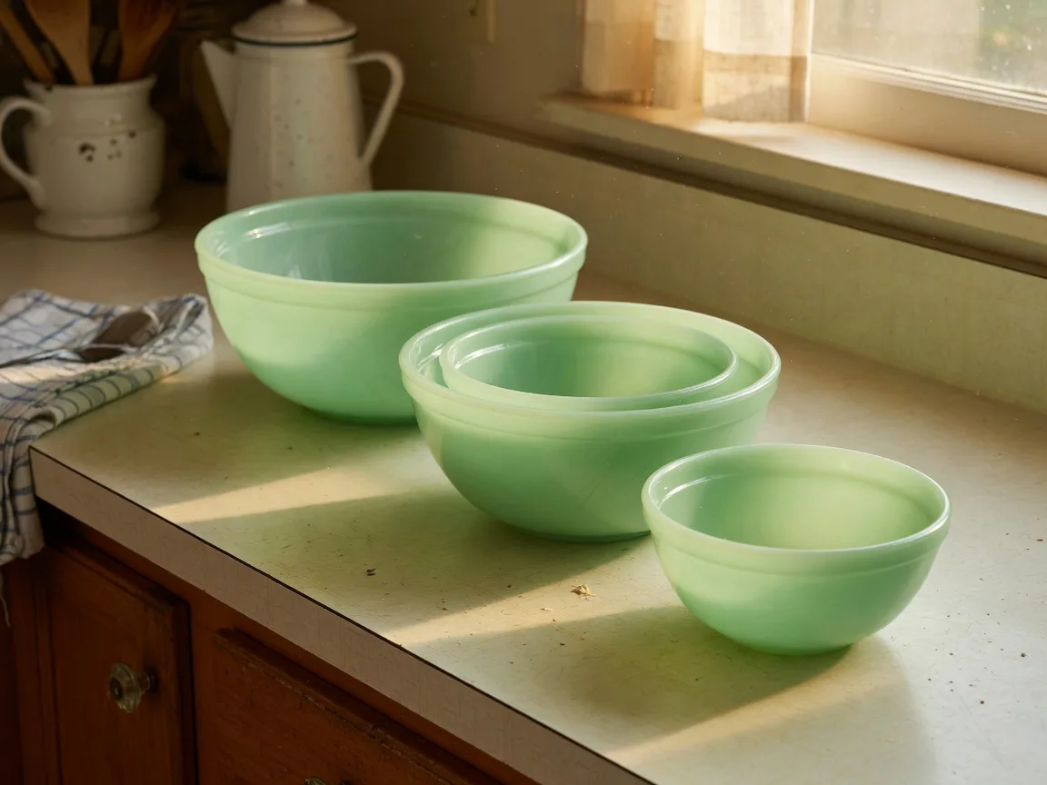 Depression glass & porcelain by Miss Ruby's Glass with Depression-era Bluegrass charm