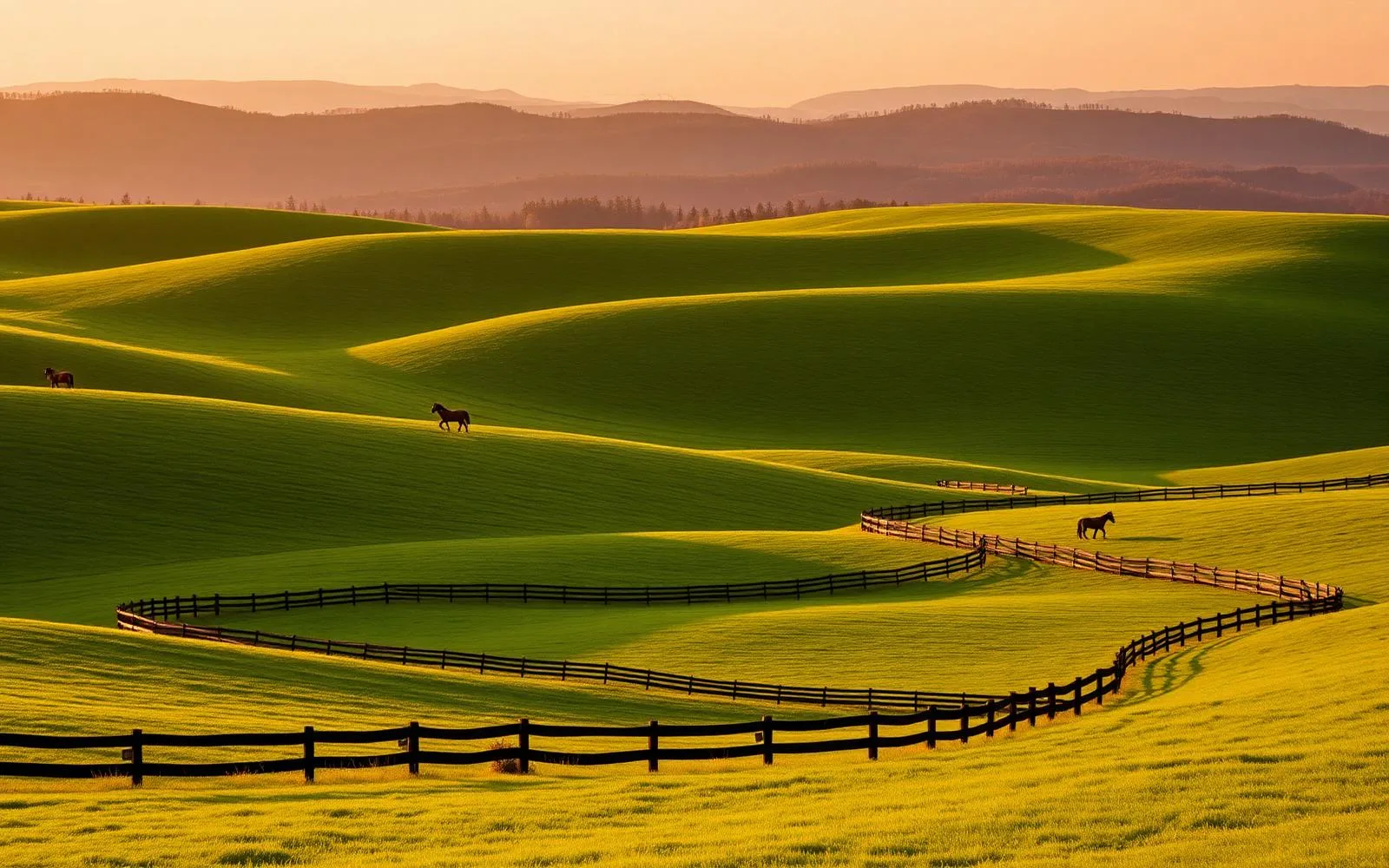 Rolling bluegrass hills of Central Kentucky that inspire the market