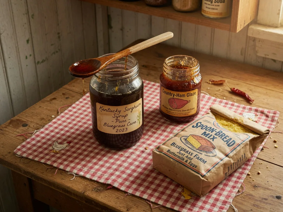 Kentucky pantry goods & seasonings by Sorghum & Salt from Central Kentucky kitchens and hillsides