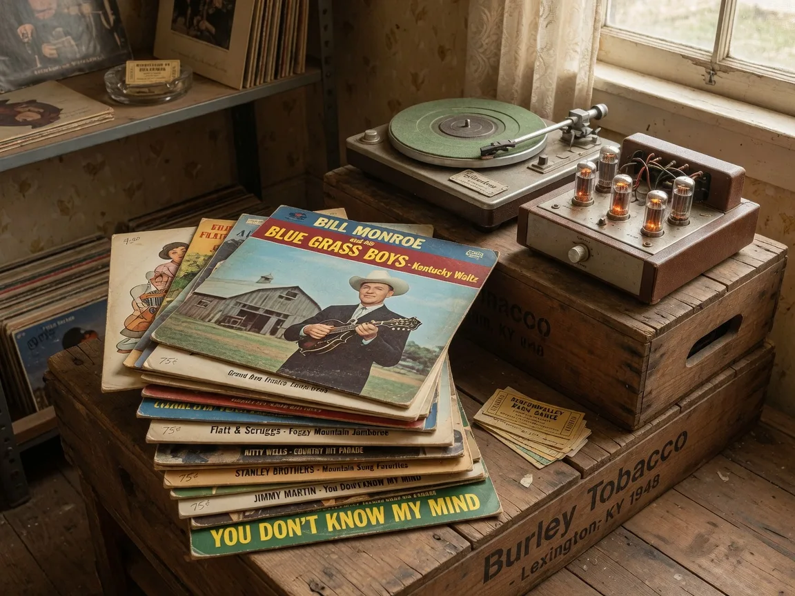 Vintage records & tube audio by Bluegrass Vinyl Co. spun with Bluegrass soul
